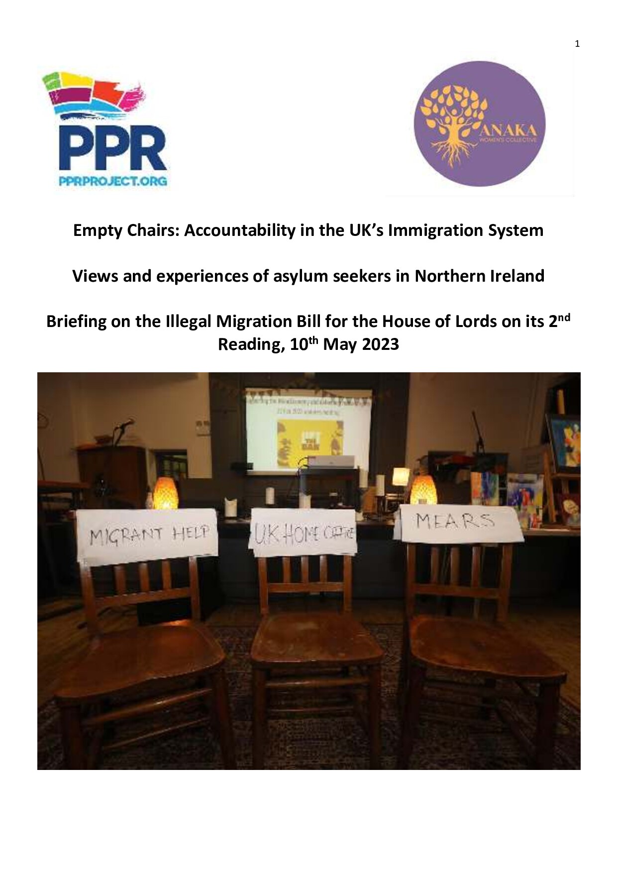 Empty Chairs: Accountability in the UK’s Immigration System
