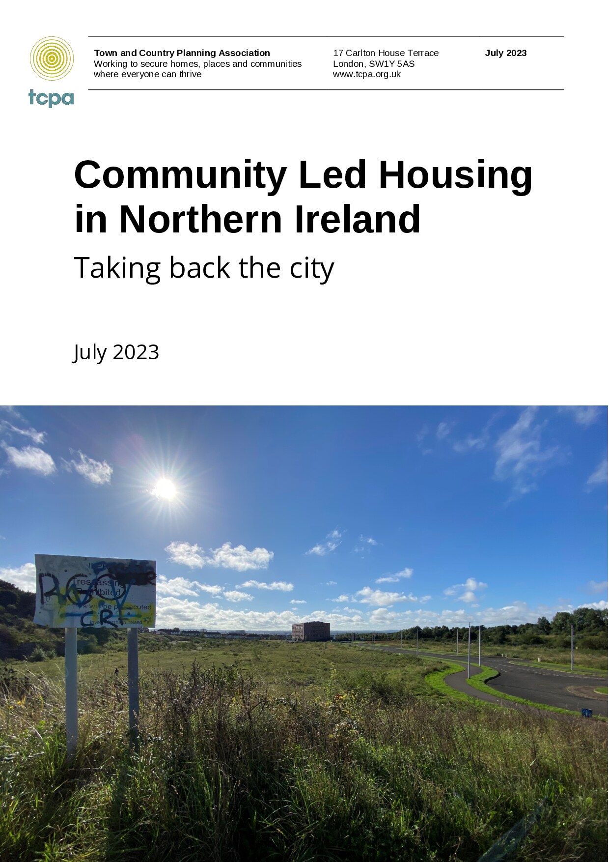 Community Led Housing in Northern Ireland: Take back the city
