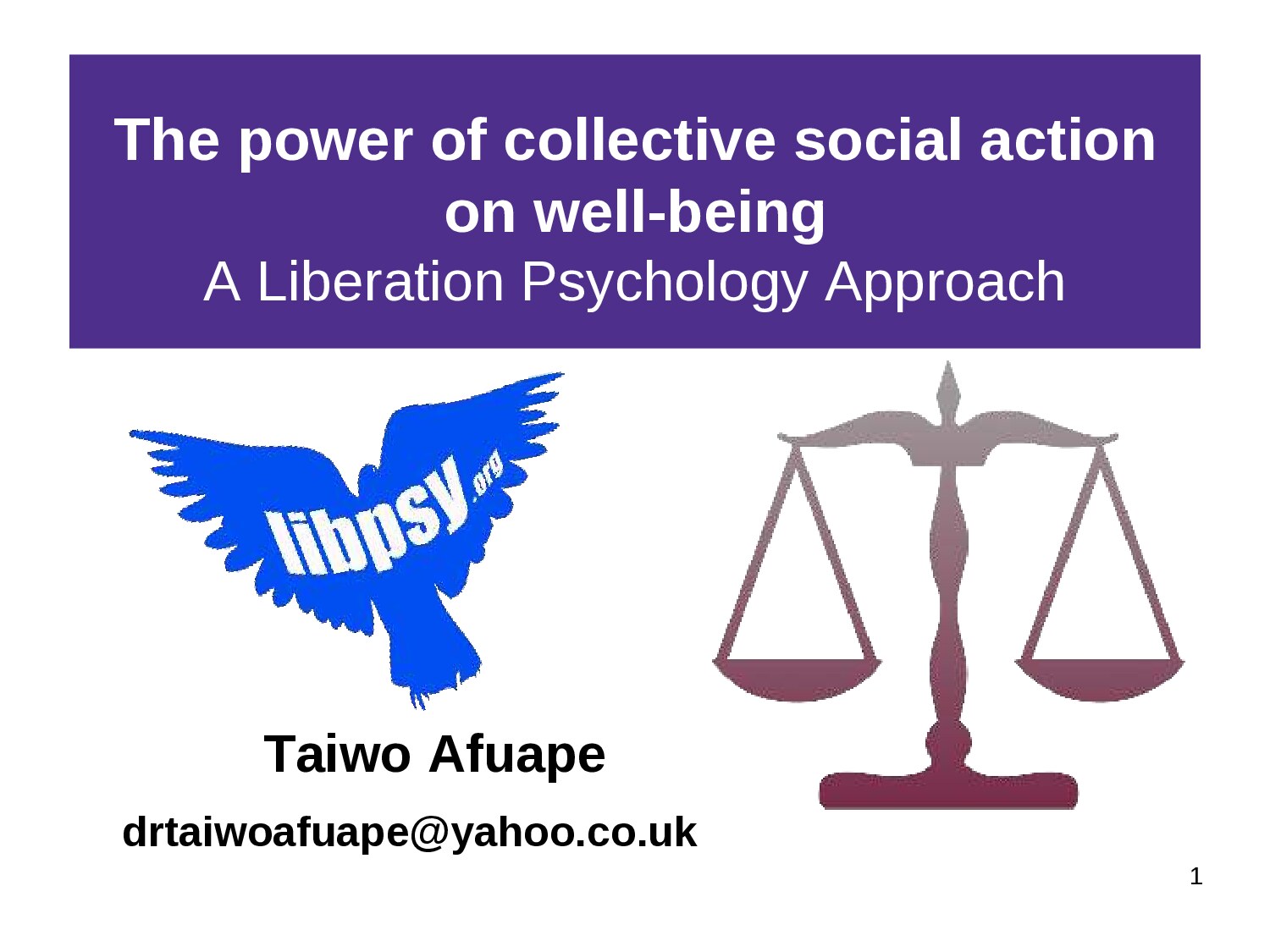 The power of collective social action on well-being: A Liberation Psychology Approach